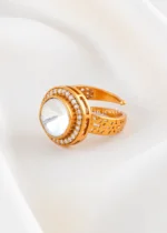 Celeste Circle Statement Ring (Yellow Gold) RING02494 - Image 2
