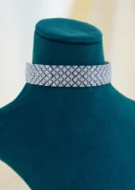 Celeste Radiance Choker Set (Silver) NEC001675 - Image 2