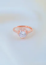 Celestia Glow Heart Ring (Rose Gold) RING01662