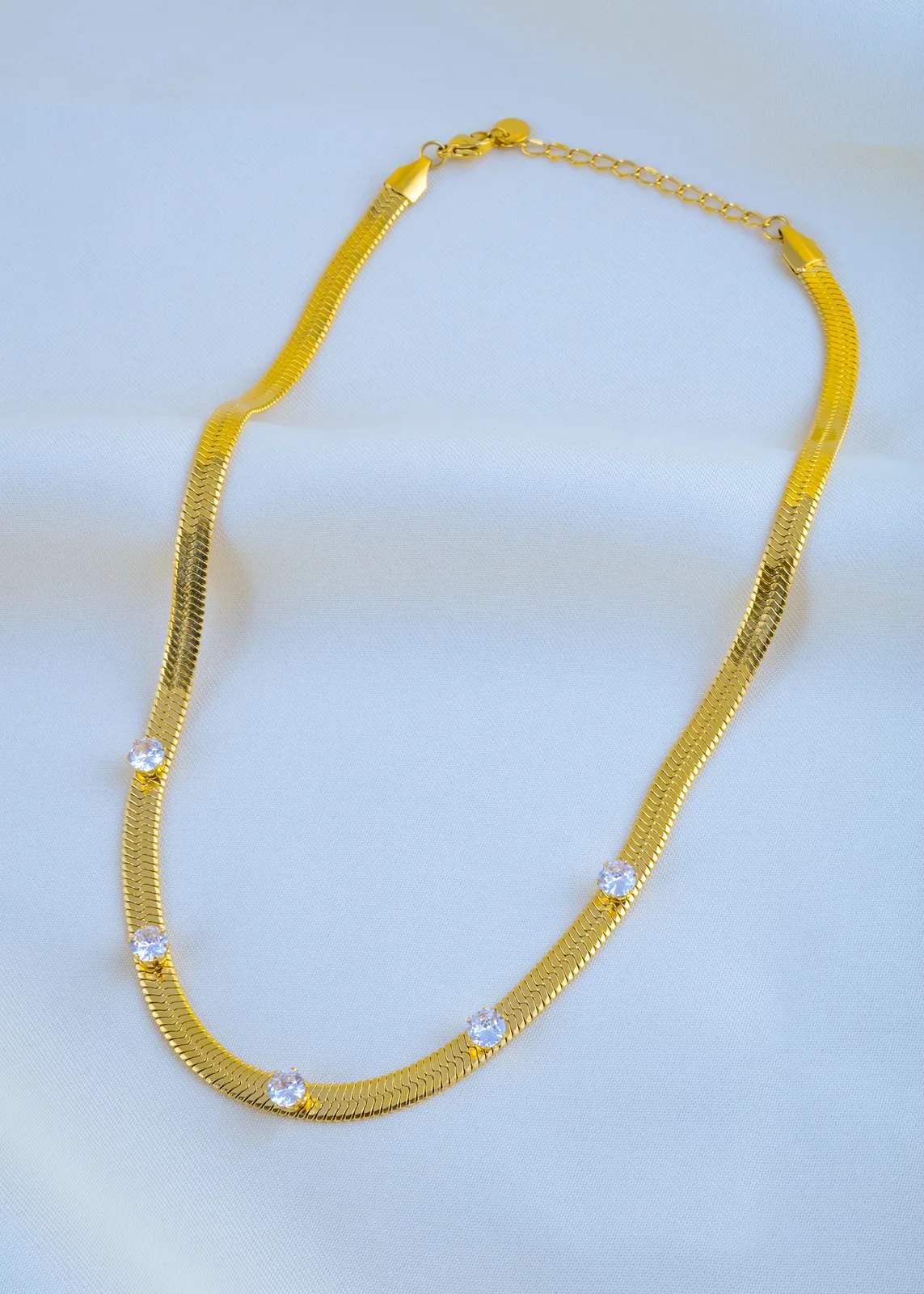 Celestia-Goldline-Necklace-Yellow-Gold-NEC001731a Celestia Goldline Necklace (Yellow Gold) NEC001731 - Image 1