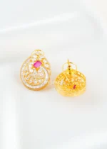 Celestia Pink Pendant Set (Yellow Gold) PSET02666 - Image 3