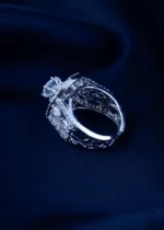 Celestial Bloom Ring (Silver) RING01613 - Image 4