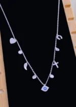 Celestial Charms Necklace (Silver) NEC002050 - Image 2