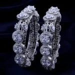 Celestial Halo Bangles (Silver) BAN002030