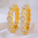 Celestial Halo Bangles (Yellow Gold) BAN002029