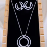 Celestial Orbit Locket Set (Silver) NEC001990