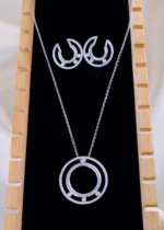 Celestial Orbit Locket Set (Silver) NEC001990