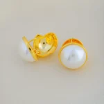 Celestial Pearl Charmers (Yellow Gold) EAR001823