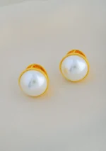 Celestial Pearl Charmers (Yellow Gold) EAR001823 - Image 3