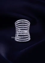 Celestial Spark Adjustable Ring (Silver) RING02415