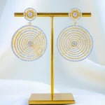 Chand Radiance Earrings (Yellow Gold) EAR001747