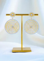 Chand Radiance Earrings (Yellow Gold) EAR001747
