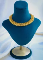 Chandbali Earrings Set (Antique Gold) NEC000894 - Image 2
