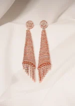 Chique Long Earrings (Rose Gold) EAR000461