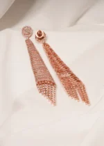 Chique Long Earrings (Rose Gold) EAR000461 - Image 2