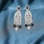 Classic Black Beauty (Silver) EAR000500