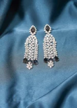 Classic Black Beauty (Silver) EAR000500