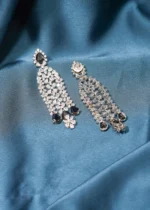 Classic Black Beauty (Silver) EAR000500 - Image 3