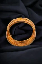 Golden Glow Diamond Bangles (Yellow-Gold) BAN000394 - Image 2