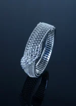 Classic Diamond Look Bracelet (Silver) BRA001276