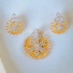 Classic Diamond Pendant Set (Yellow Gold) PSET01342