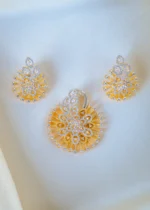 Classic Diamond Pendant Set (Yellow Gold) PSET01342