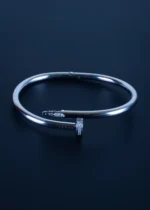 Classic Nail Bracelet (Silver) BRA001250 - Image 2