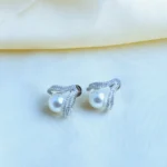Classic Pearl Earrings (Silver) EAR000788