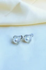 Classic Pearl Earrings (Silver) EAR000788