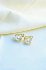 Classic Pearl Earrings (Yellow Gold) EAR000787