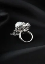 Classic Pearl Glamour Ring (Silver) RING02455 - Image 3