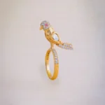 Classic Polki Bird Ring (Antique Gold) RING00940
