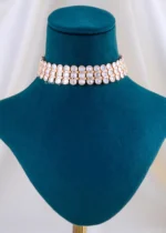 Classic Polki Round Necklace (Yellow Gold) NEC002406 - Image 2