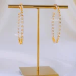 Classic Radiance Statement Hoops (Yellow Gold) EAR002192