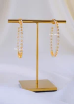 Classic Radiance Statement Hoops (Yellow Gold) EAR002192