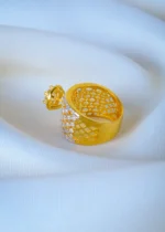 Classic Siolitaire Cocktail Ring (Yellow Gold) RING01234 - Image 3