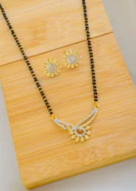 Classy Chic Mangalsutra set (Yellow Gold) MANG01524 - Image 3