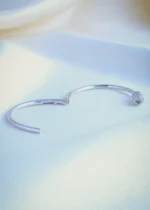 Classy Diamod Bracelet (Silver) BRA000930 - Image 3