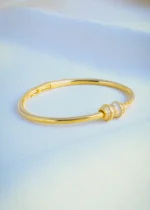 Classy Diamod Bracelet (Yellow Gold) BRA000931 - Image 3