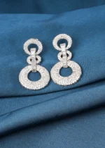 Classy Party Earrings (Silver) EAR000741