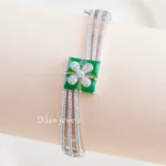 Clover Grace Bracelet (Silver) BRA002703