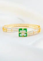 Clover Grace Bracelet (Yellow Gold) BRA002702 - Image 2