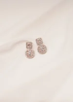 Clutter Setting Earrings (Rose Gold) EAR000474