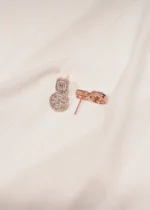 Clutter Setting Earrings (Rose Gold) EAR000474 - Image 2