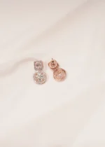 Clutter Setting Earrings (Rose Gold) EAR000474 - Image 3