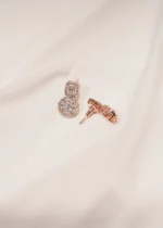 Clutter Setting Earrings (Rose Gold) EAR000474 - Image 4