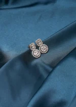 Clutter Setting Earrings (Silver) EAR000482