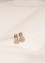 Clutter Setting Earrings (Yellow Gold) EAR000473