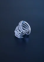 Cocktail Band Ring (Silver) RING01212 - Image 3