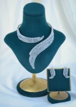 Collar Hasli Necklace Set (Silver) NEC001188